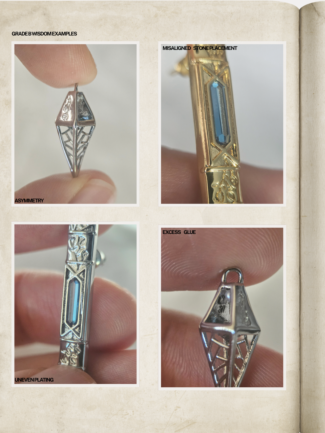 Grade B Wisdom Earrings